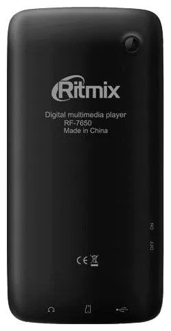 Flash Плеер RITMIX RF-7650 8Gb Black - Черный Купить В Интернет.