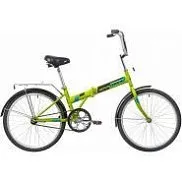 Велосипед NOVATRACK 24" складной, зеленый