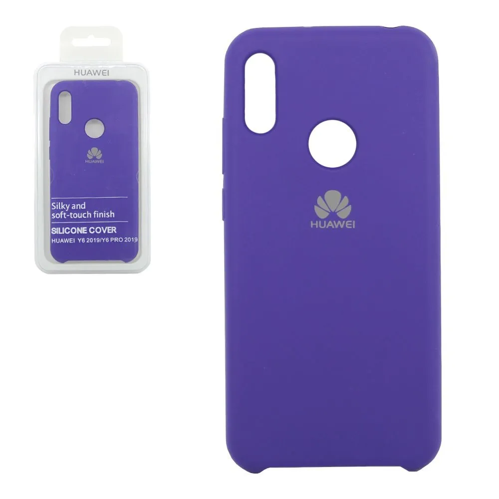 Чехол для Huawei Y6 2019 Silicon Case лаванда купить в интернет магазине,  цена 10 руб в ЭЛЕКС