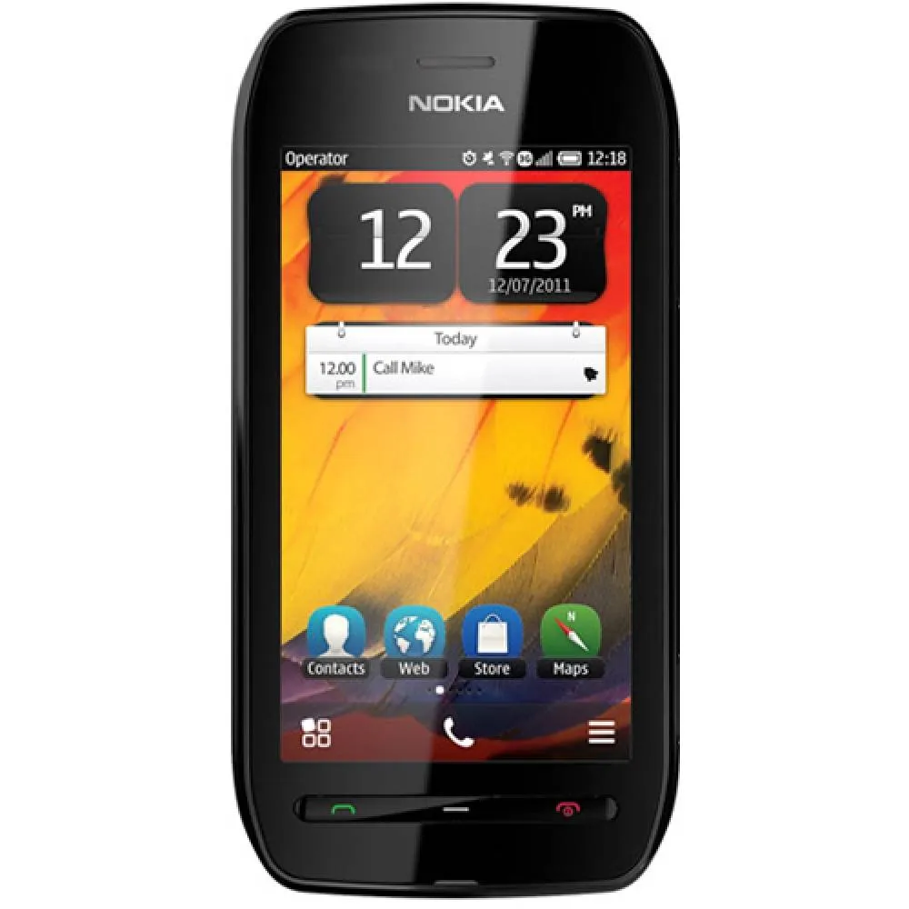 Смартфон NOKIA 603 black - черный купить в интернет магазине, цена 3 990  руб в ЭЛЕКС