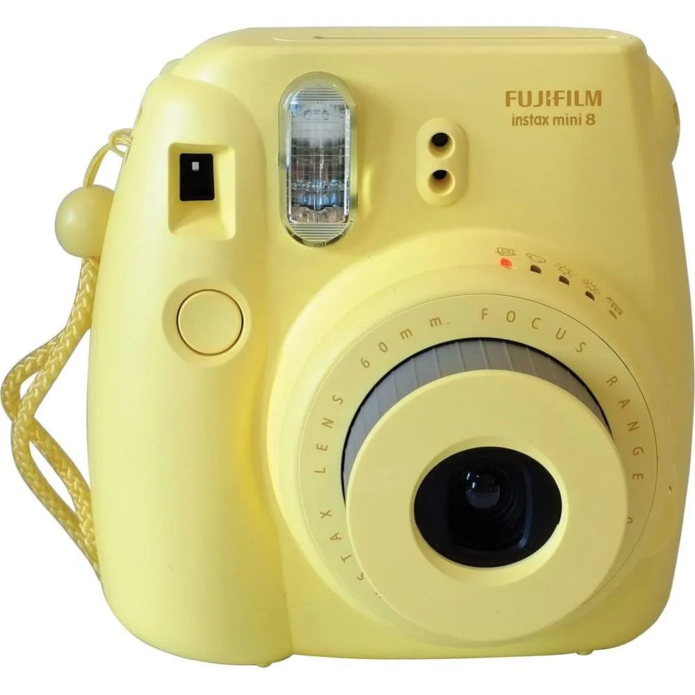 Фотоаппарат FUJIFILM Instax Mini 8 Фотокамера моментальной печати yellow -  желтый купить в интернет магазине, цена 4 690 руб в ЭЛЕКС