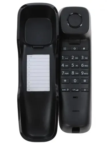 Телефон проводной Gigaset DA210 черный