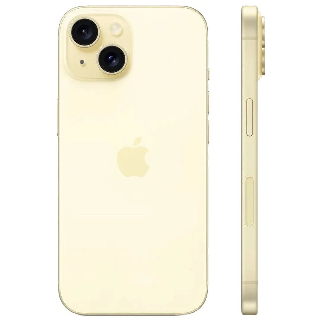 Смартфон Apple iPhone 15 128GB yellow - желтый купить в интернет магазине,  цена 129 990 руб в ЭЛЕКС