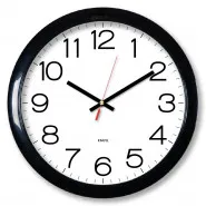 Часы настенные BURO WallC-R78PN черный