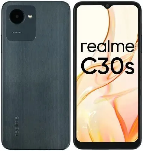 Смартфон REALME C30s 3/64 black - черный