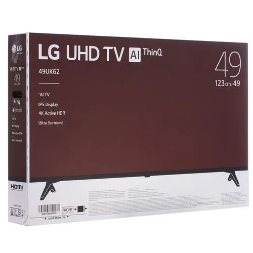 Телевизор lg 49uk6200pla размер крепления на стену