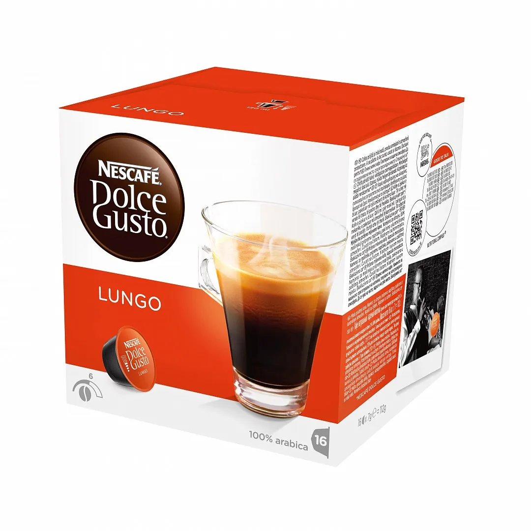 капсулы Squesito Dolce Gusto Lungo, 16 капсул (16 капсул) купить в интернет  магазине, цена 350 руб в ЭЛЕКС