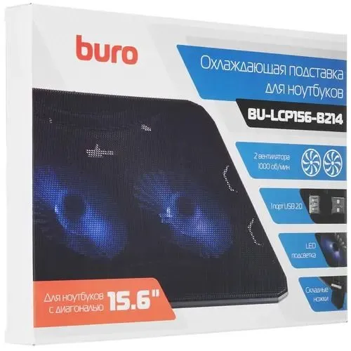Подставка для ноутбука BURO BU-LCP156-B214 15.6" черный