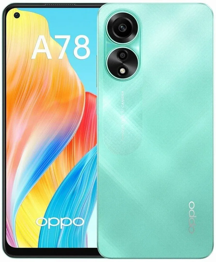 Смартфон OPPO A78 8/256 лазурный купить в интернет магазине, цена 17 990  руб в ЭЛЕКС