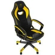 Игровое кресло ZOMBIE Game 16 черный/желтый