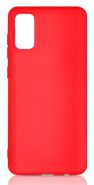 Чехол для Galaxy A41(415) BORASCO Soft Touch с микрофиброй красный