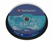 Диск CD-R VERBATIM 700Mb 52x 43437/43327